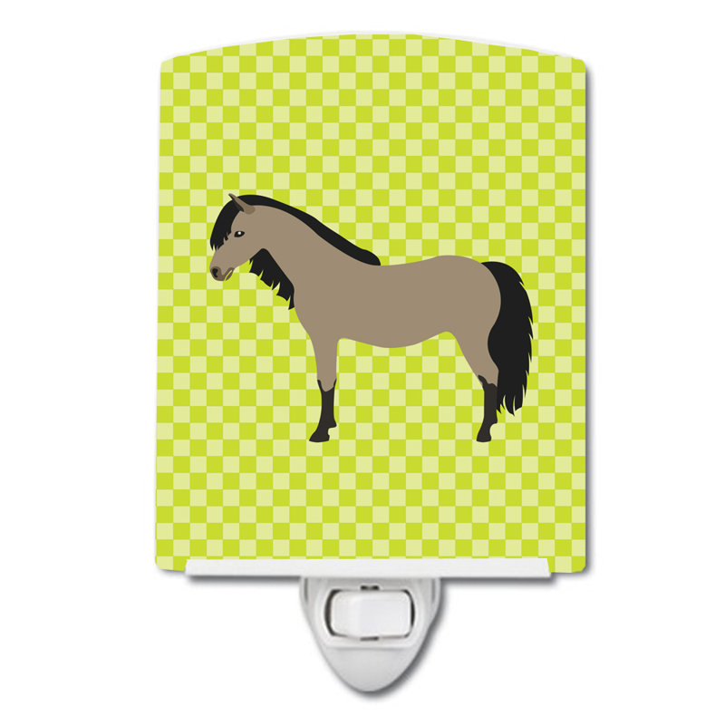 Éclairage de nuit en céramique gallois pony