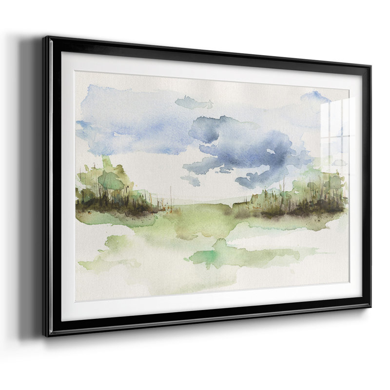 «Brush Thickets I», impression sur papier, Noir, H 30 po x l 44 po x P 1,5 po