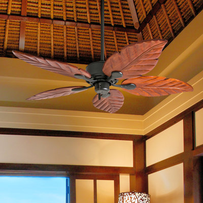 52" Willow View Tropical 5 Blade Ceiling Fan