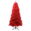 Arbre de Noël rouge 7 pi - Arbre en PVC rouge pur avec 1066 pointes-936006295