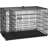 Foldable Metal Wire Dog Cage with Divider-101093291