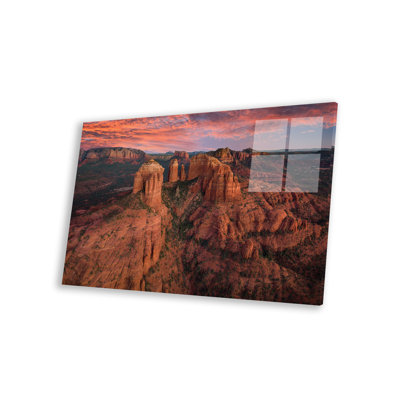 Red Rocks Sedona, impression de l'Arizona sur verre acrylique