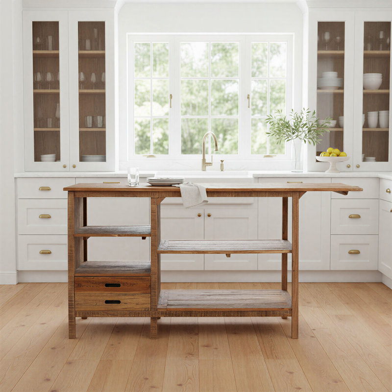Jubei 71'' Solid Wood Console Table