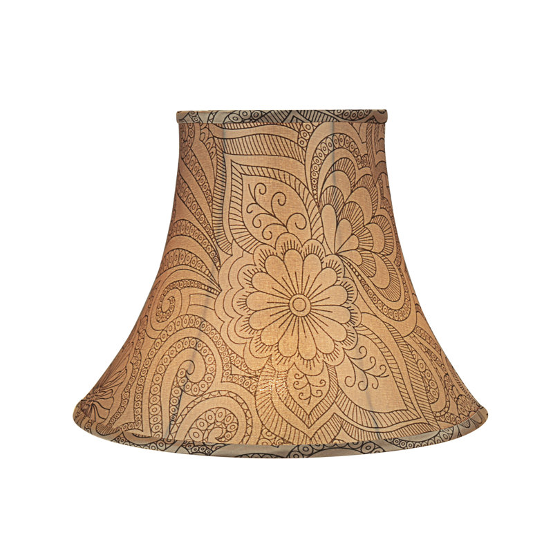11'' H Linen Bell Lamp Shade, Taupe
