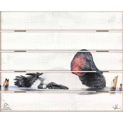 Panneau mural en bois rustique à bandes, 18 po x 22 po