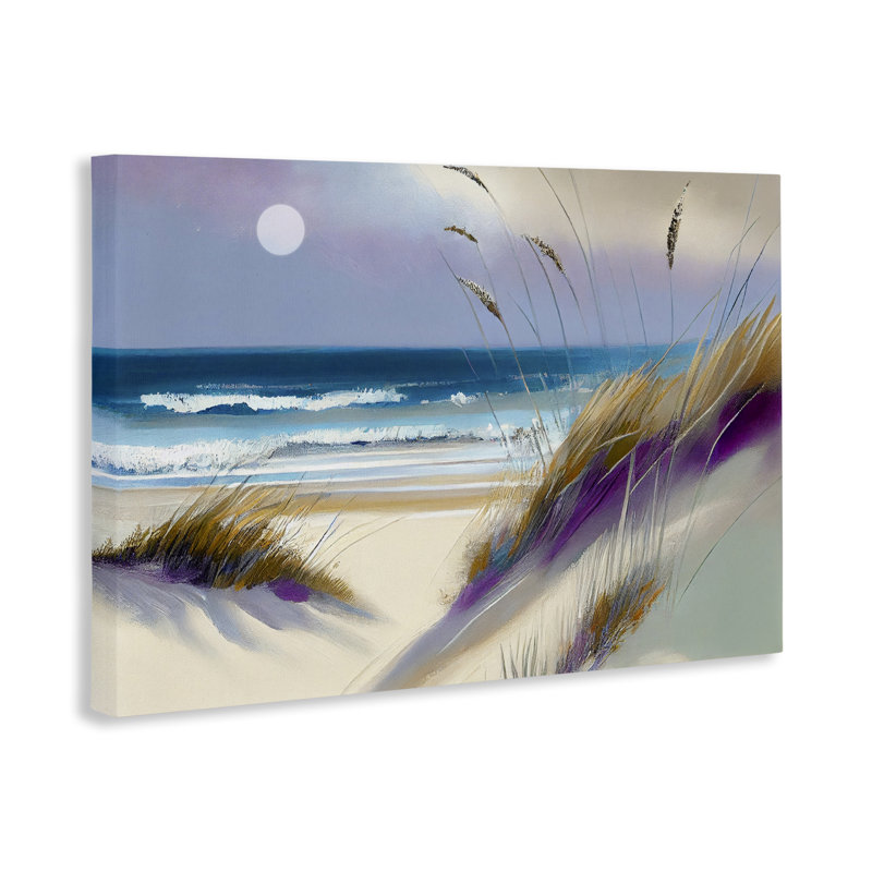 «Beach Dunes Serenity», toile par Sasha, H 16 po x l 24 po