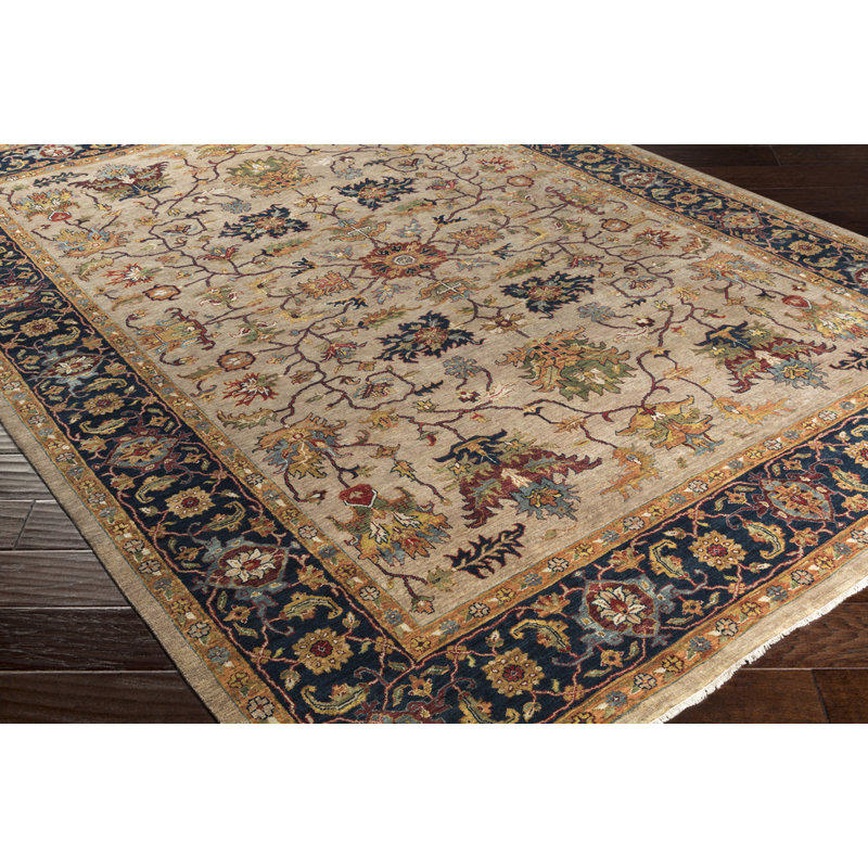 Bursa Wool Oriental Indoor Rug, Rectangle 2' x 3'