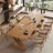 Solid wood desk with drawers Writing desk-5774694