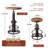 Jermeshia 2 - Person Pine Pedestal Dining Set-1888808929-1888808958