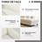 3- Piece Upholstered Corner Sectional Sofa Couch-11158366