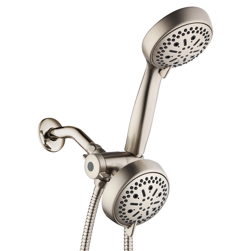 Dual Shower Head 2.5 GPM GPM, Satin Nickel