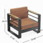 Chaise d'extérieur simple, idéale pour le salon-852032464