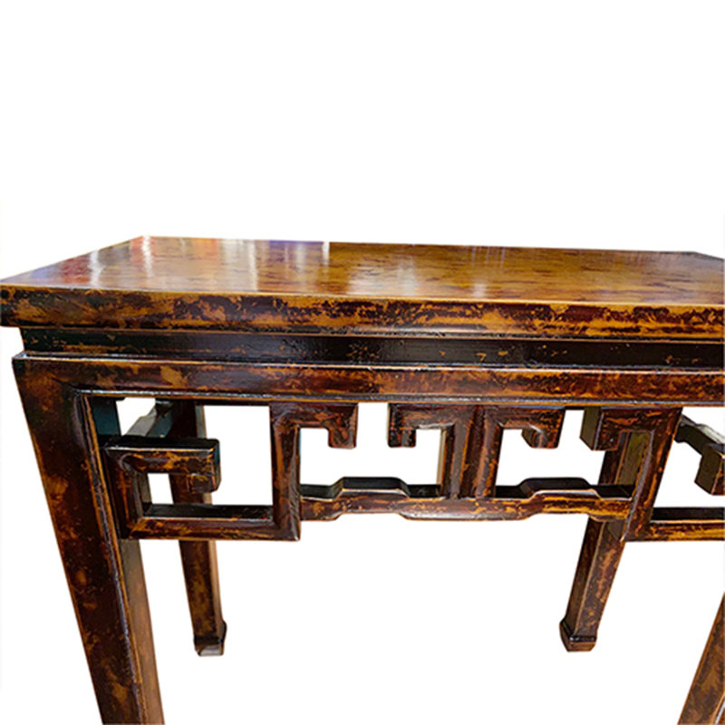 Console brun patiné