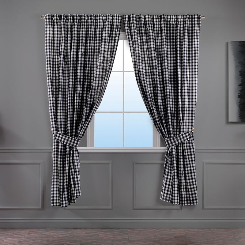 Blackout Curtain - 1 Pc, 36cm Width x 63cm Drop, Black