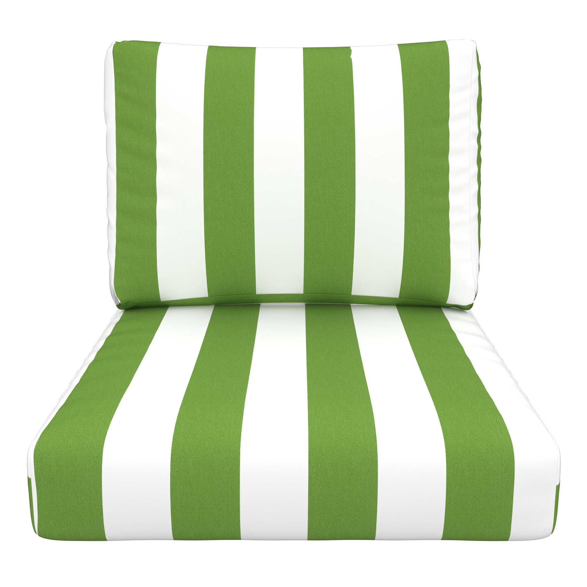 Amala Indoor/Outdoor Sunbrella® Cushion, Sunbrella Refuge Garden, 25" W x 5" D