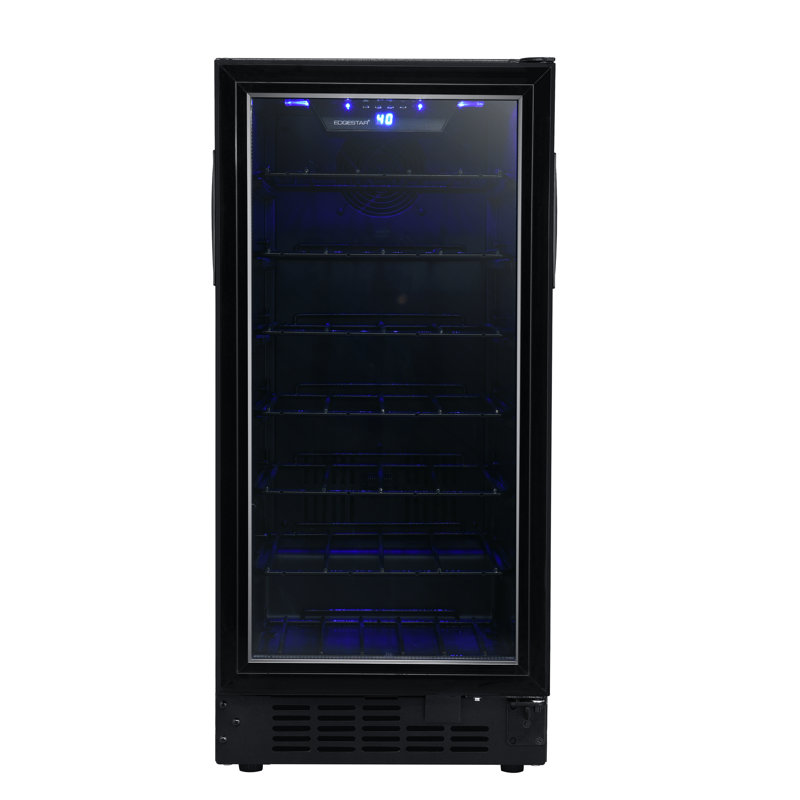 EdgeStar 15'' 30 Bottle Single Zone Built-In Wine Refrigerator ...