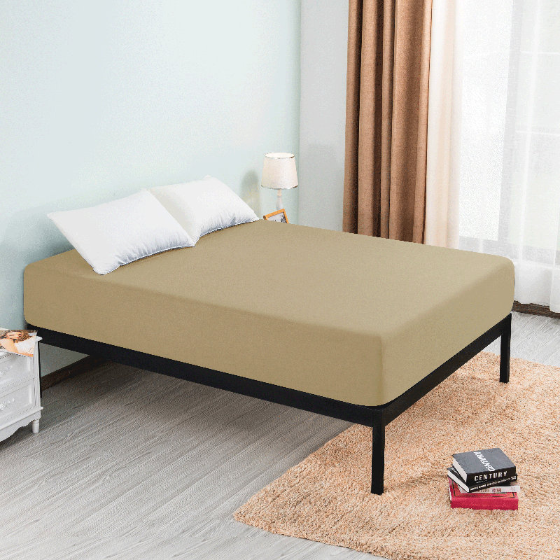 Protège-matelas ajusté ultra doux, Jumeau, Kaki