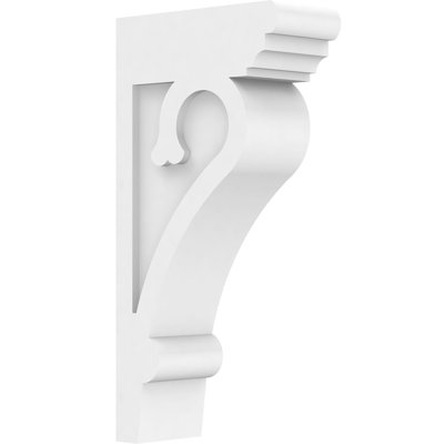 3 1/2"W x 8"D x 16"H Standard Mayflower Architectural Grade PVC Corbel