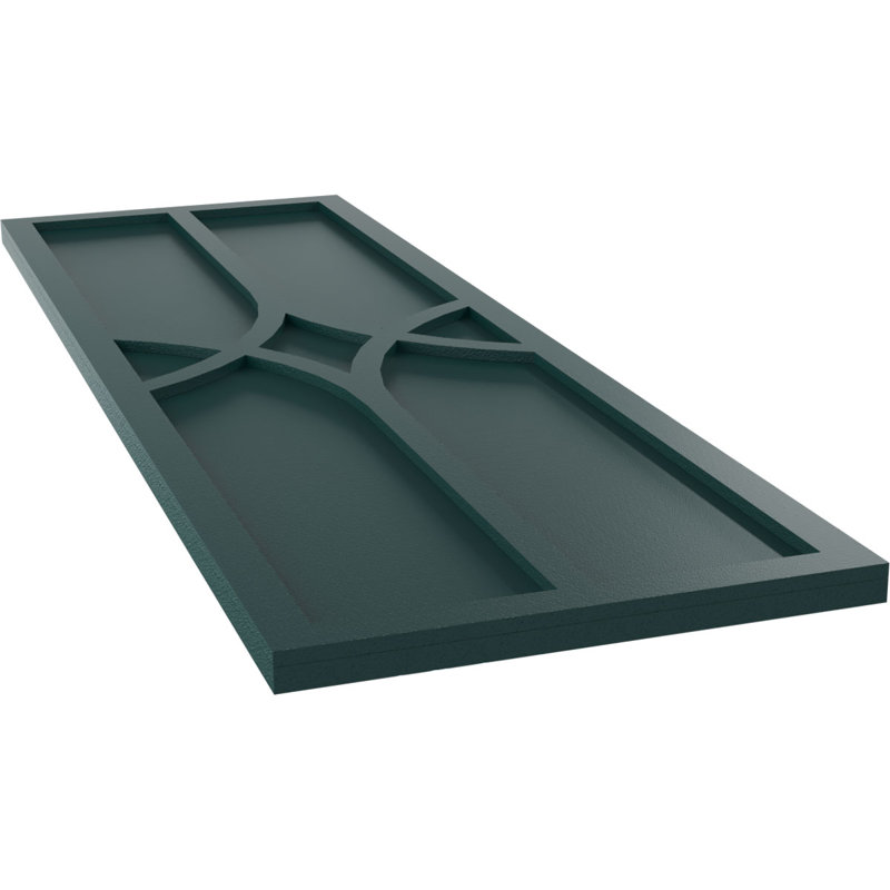 Volets en PVC True Fit, 12", 25", Vert thermique