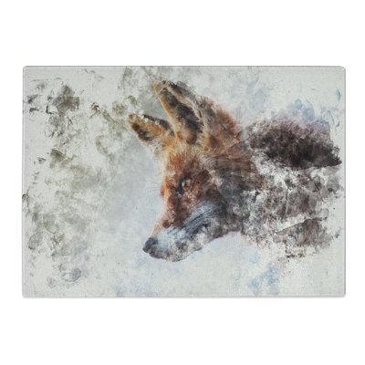 Red Fox Vol.5 Watercolour Chopping Board