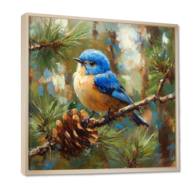 Mitchel - Animals Wall Art, Floater Framed Print, 36" H x 36" W, Cream