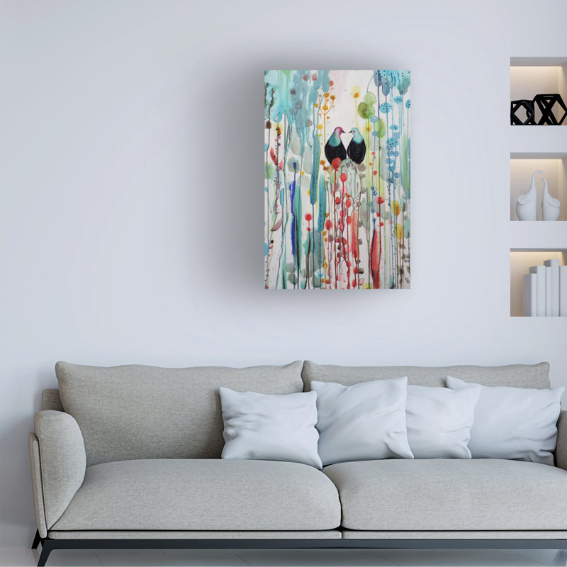 Art sur toile Sylvie Demers, H 19 po x l 12 po x P 2 po