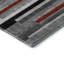 Tapis gris Prisco lavable à la machine de qualité supérieure-127953805