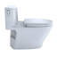 Toilette allongée une pièce à hauteur universelle 1,0 GPF TOTO® Nexus® 1G® avec CEFIONTECT® et siège SoftClose SS124, prêt pour WASHLET® +, blanc coton-48006153