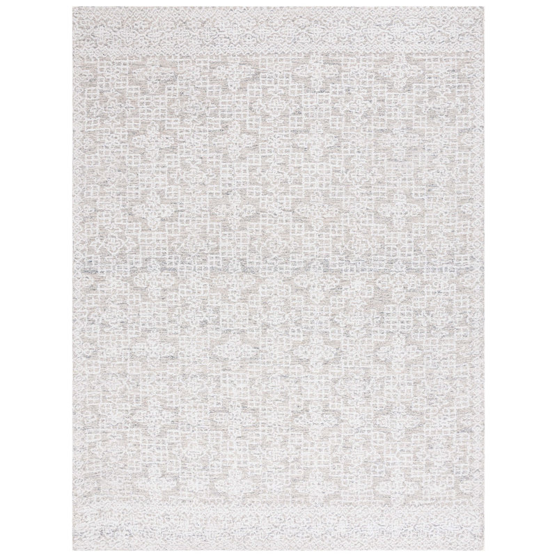 Petrit Hand Tufted Performance Geometric Rug, Rectangle 8' x 10'