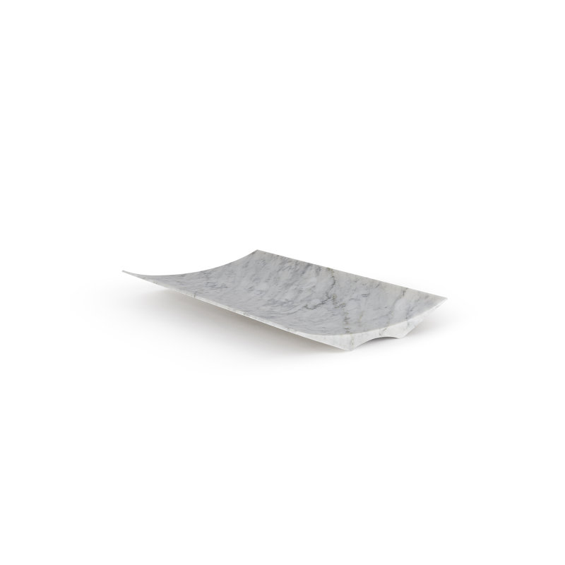 Marble Tray, White