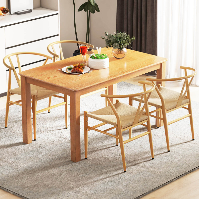 Fauteuils de cuisine Modern, 4, Naturel