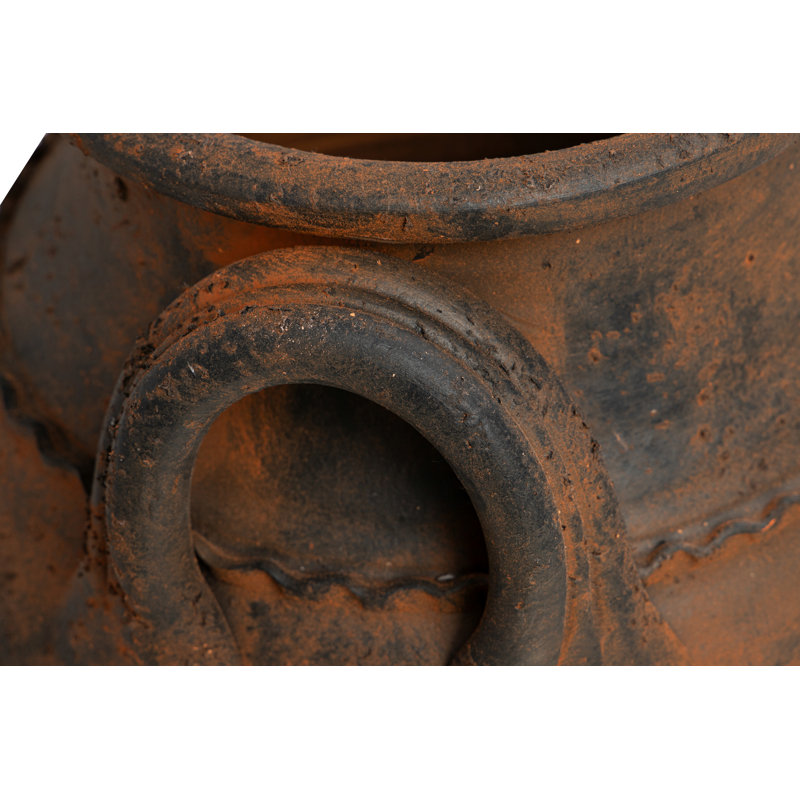 CERAMIC VASE, Overall Height- 70cm, Brown