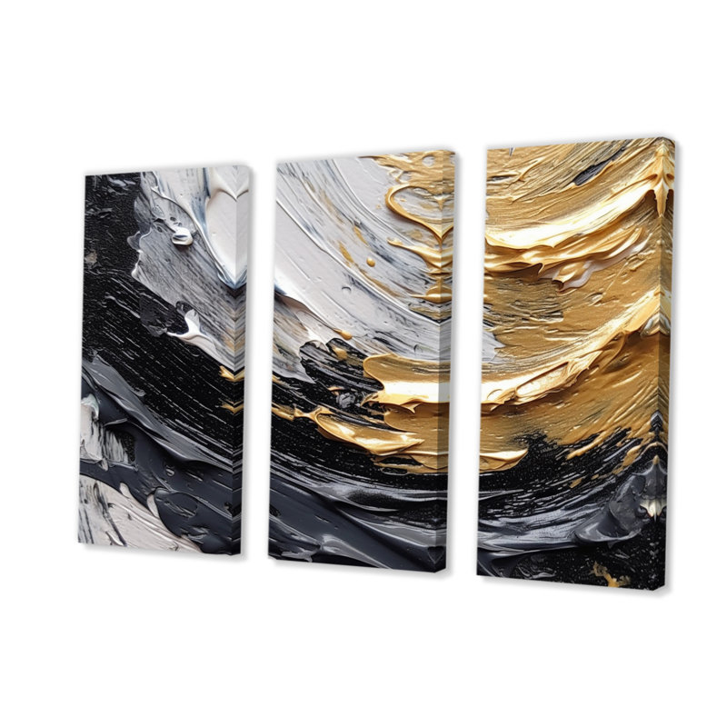 Impression sur toile 3 pièces, H 40 po x l 60 po x P 1 po