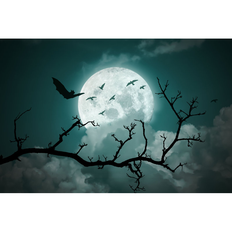 Cheviotdale, fond d'Halloween - impression sur toile tendue, H 8 po x l 12 po