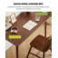 Bureau en bois massif clair et luxueux-3454372