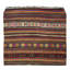 Tapis turc fait à la main en laine filée à la main 5,3 x 9,6 pi Kilim