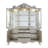 Bently Transitional Rectangular Hutch and Buffet with Touch Light in Champagne