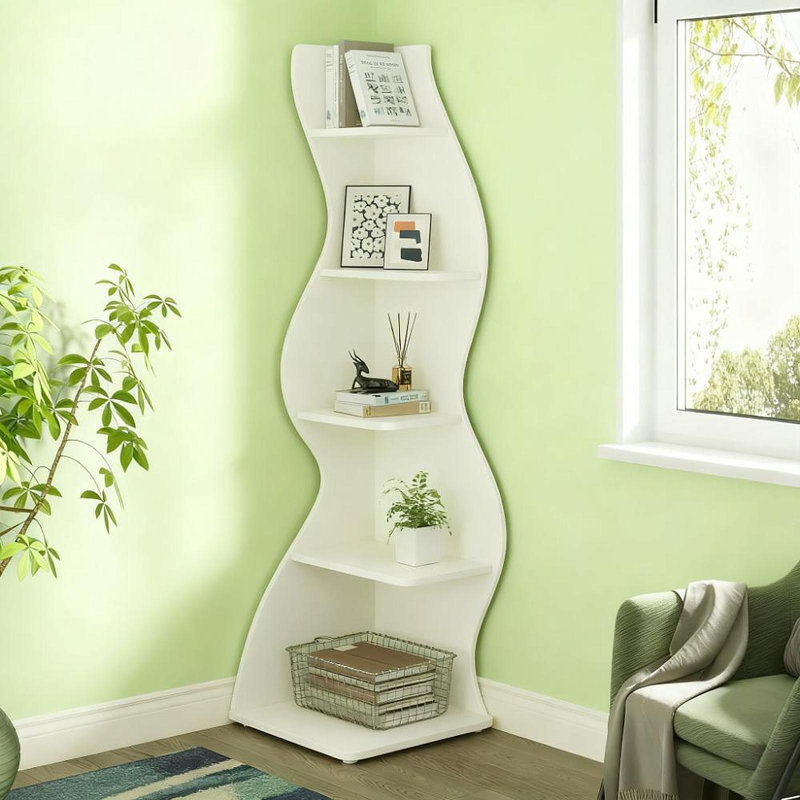 Support pour plante à 5 niveaux, Blanc, (5 tablettes) H 70,47 po x l 19,69 po x P 18,9 po