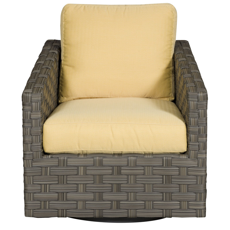 Fauteuil pivotant avec coussins Michael Weiss Meadows, Toodaloo naturel