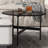 Modern square rock plate coffee table