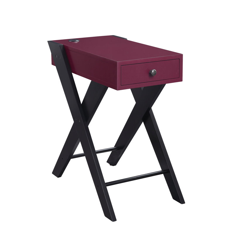 Table d'appoint avec port USB intégré