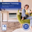 Climatiseur de fenêtre 12 000 BTU avec châssis coulissant et connexion Wi-Fi-126637885