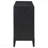 Black 2-Drawer Sideboard