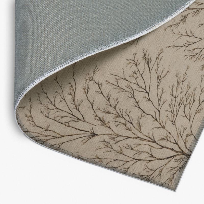 Tapis intérieur et extérieur gris Nature, Rectangulaire 2 pi x 3 pi
