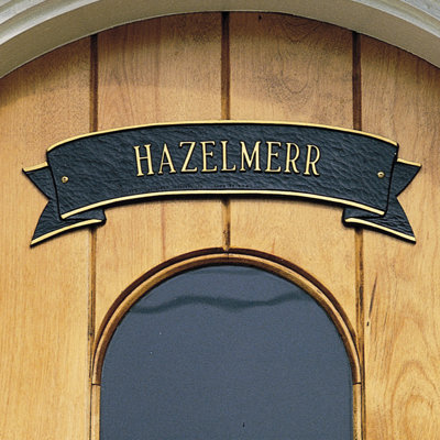 1-Line Wall Address Plaque