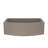 NativeStone® Concrete 33" L x 20.5" W Farmhouse Kitchen Sink with Curved Apron-37737135