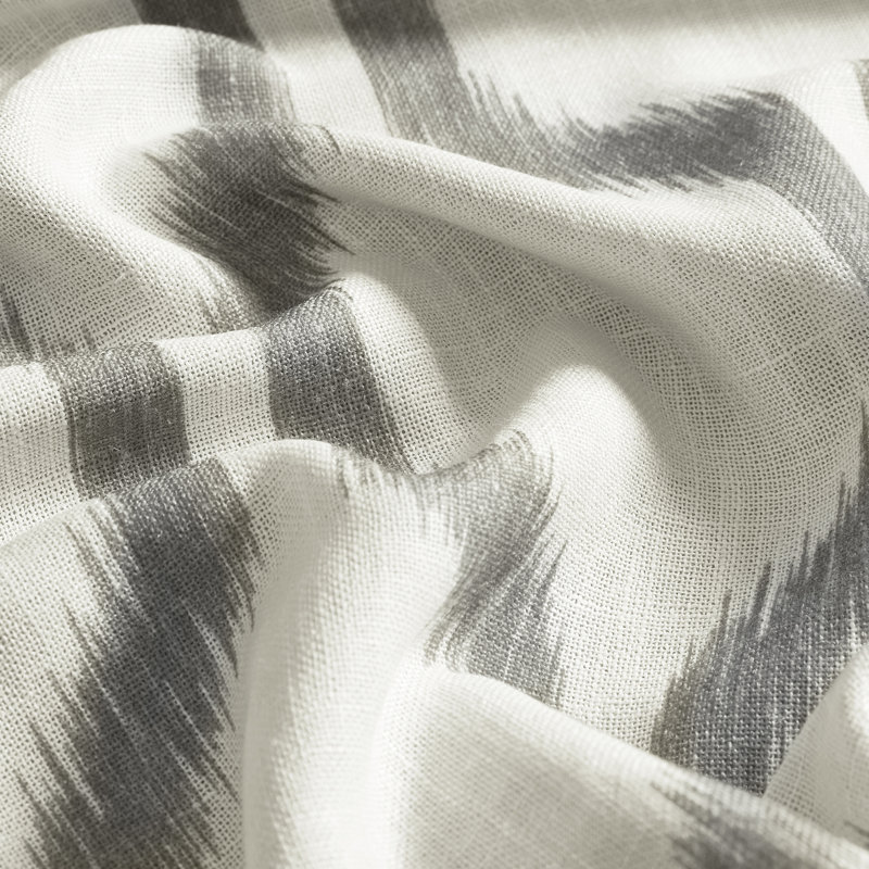 Rideau simple en polyester Clayburgh, Gris ardoise, l 52 po x L 95 po