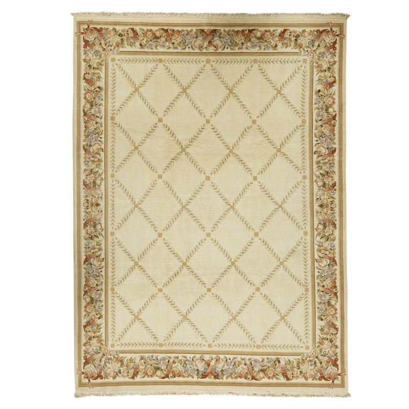 Tapis rectangulaire noué à la main