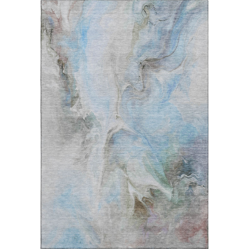 Premium Machine Washable Varasteh AMF1679 Abstract Rug, Rectangle 9' x 12'