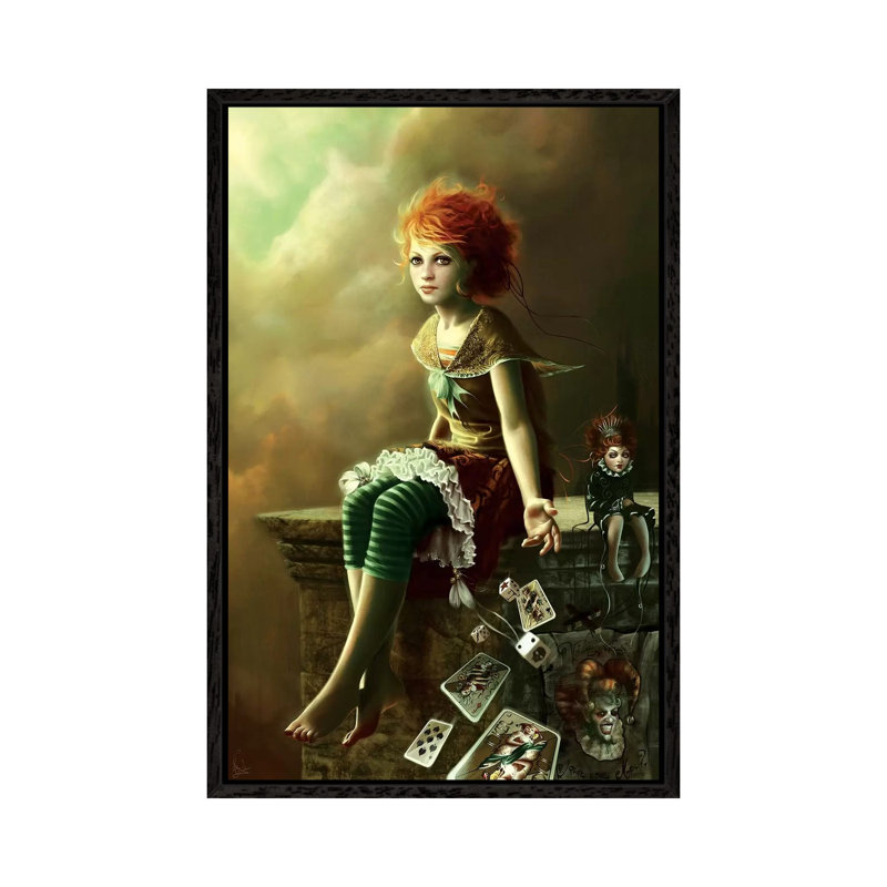 Do You Want To Play With Me by Melanie Delon - Print on Canvas, 152.5 cm H x 101.5 cm W, Black Framed